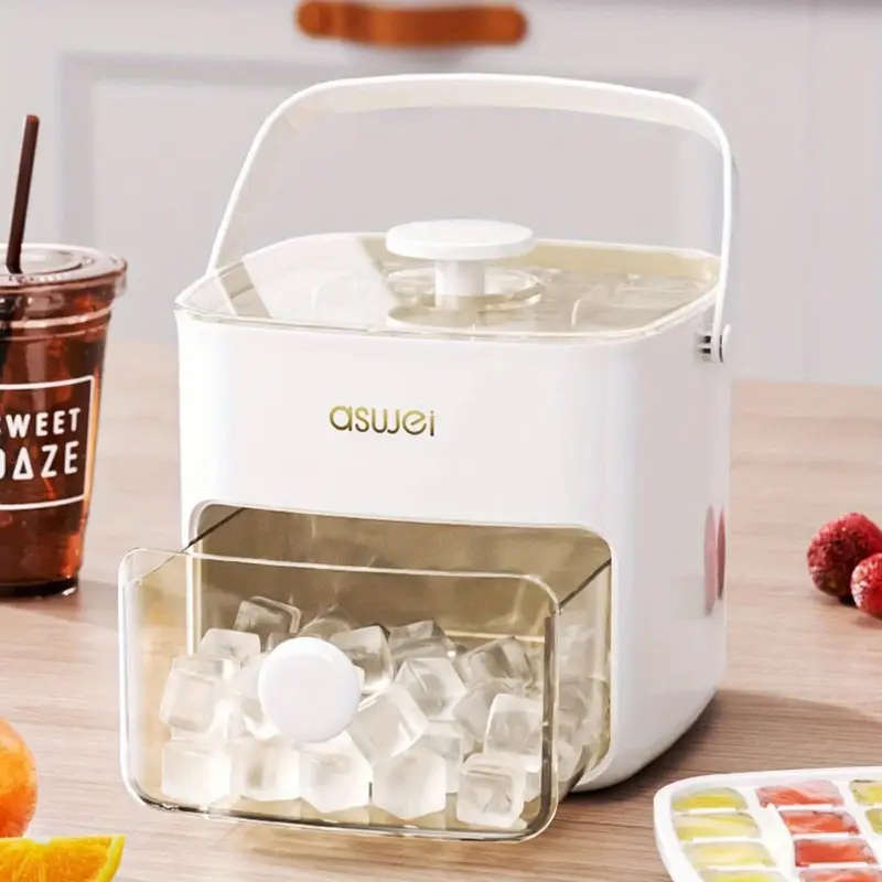 48-Cube Ice Cube Machine With Easy-Press Lid