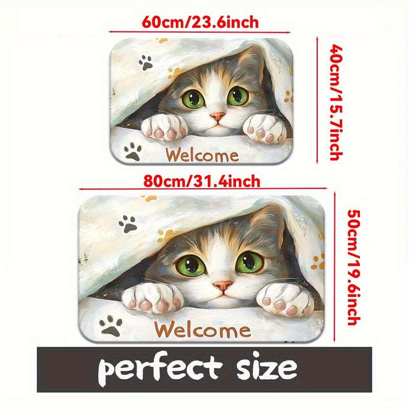 1Pc 40x60cm 15x23inch Floor Mat