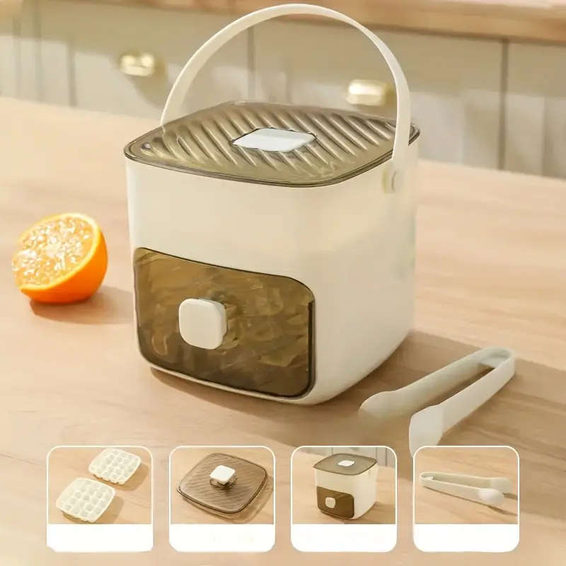 1pc 48 Grids Ice cube mold Easy Gland-Large Capacity No electricity needed Double Layer Design Food