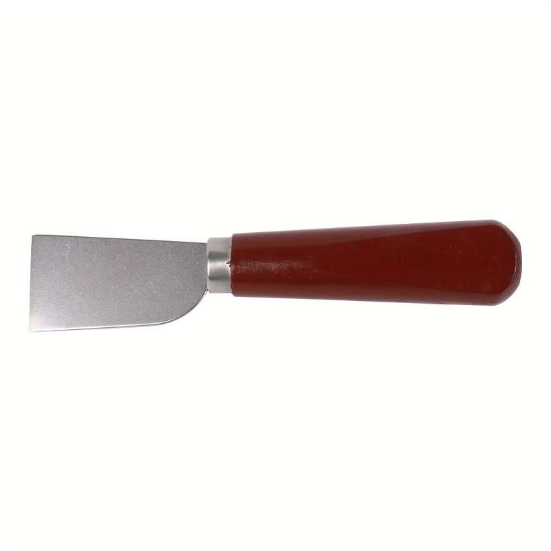 1pc Stainless Steel Faux Leather Cutting Knife Silvery