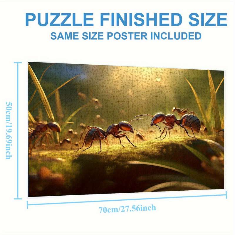 1000 Piece Paper Jigsaw Puzzle For Adults 70x50cm Immersiv