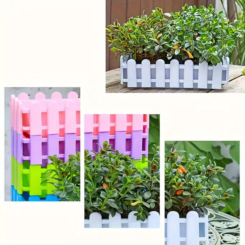 1 Large Rectangular Fence Planter