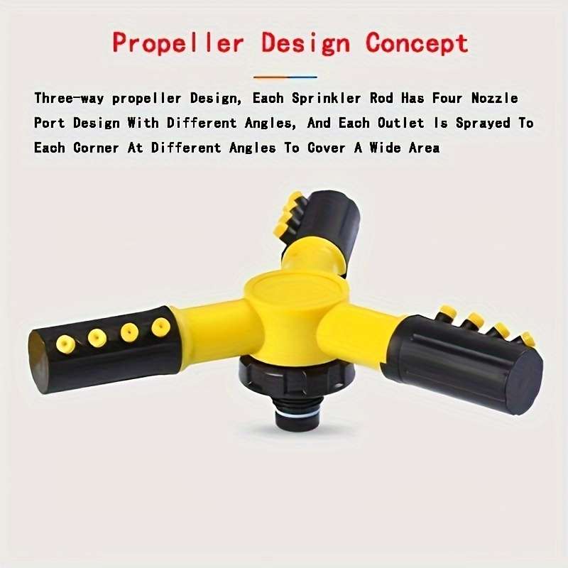 1Pc Auto Rotating Sprinkler Head