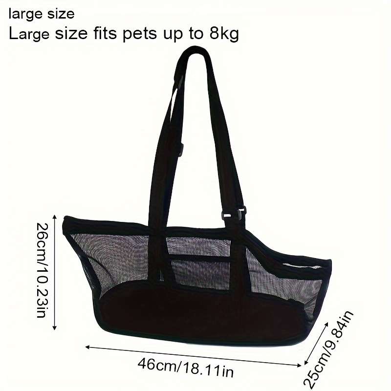 1pc Gray S Pet Bag