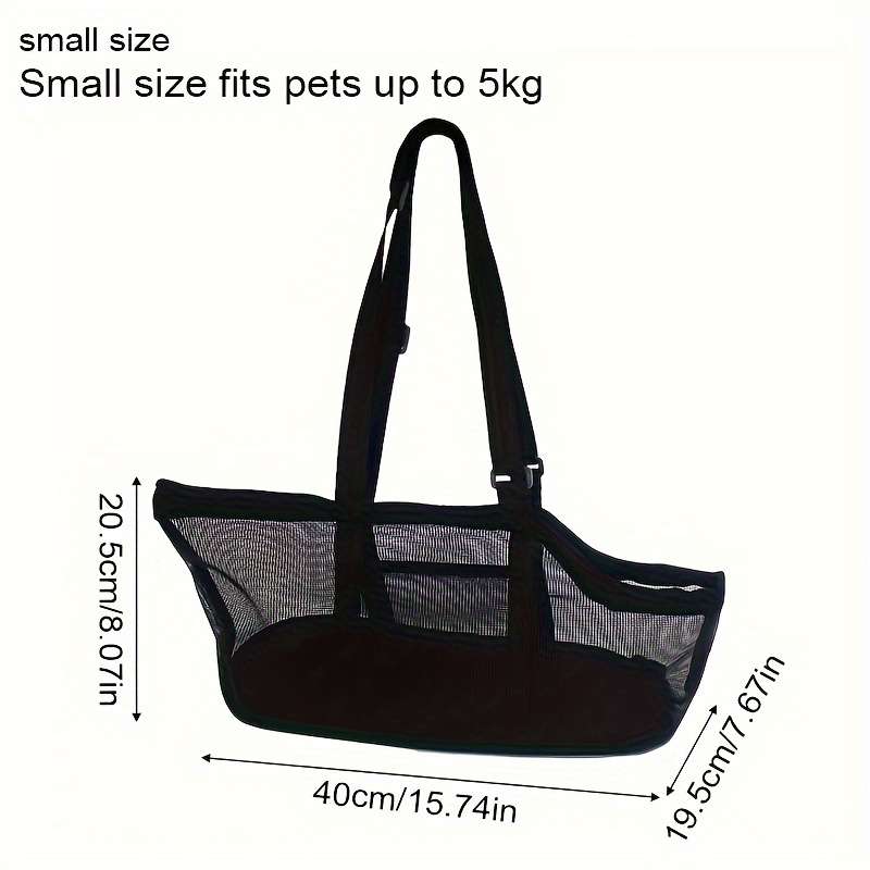 1pc Gray S Pet Bag