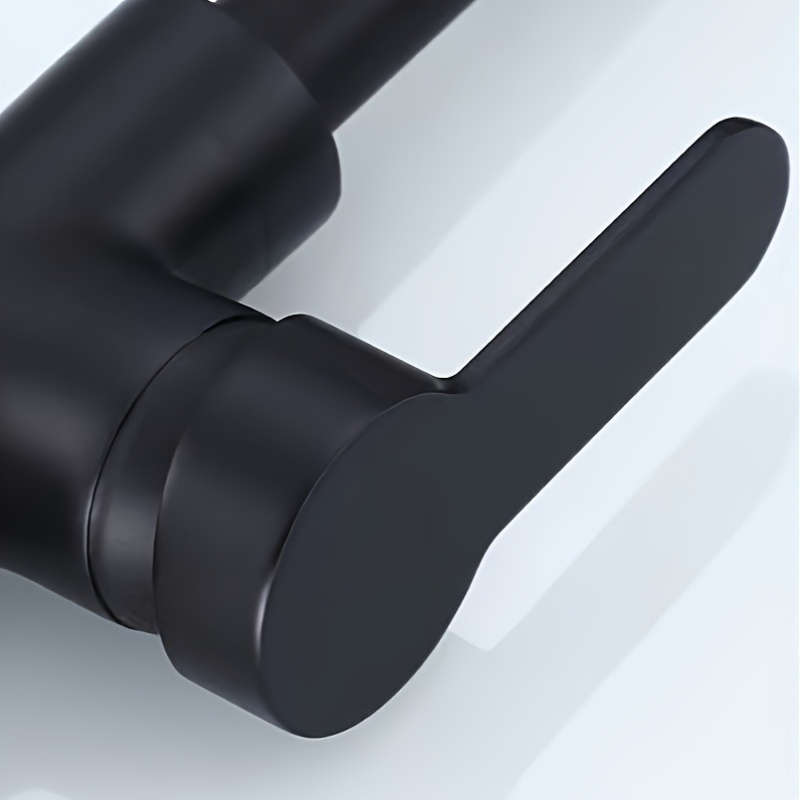 1PC Black Kitchen Faucet Hot And Cold Sink Basin Washbasin Large Curve Multi          function Tap