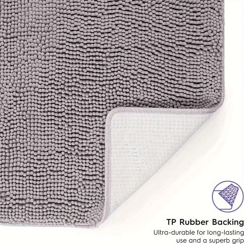 1Pc Dark Gray 40x60cm 15.74x23.62inch Floor Mat
