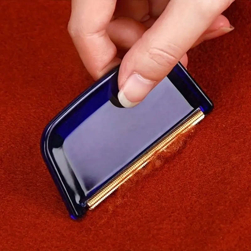 6pcs Portable Manual Lint Remover with Copper Mesh Effective Pilling Comb for Fleece and Knit Clothe