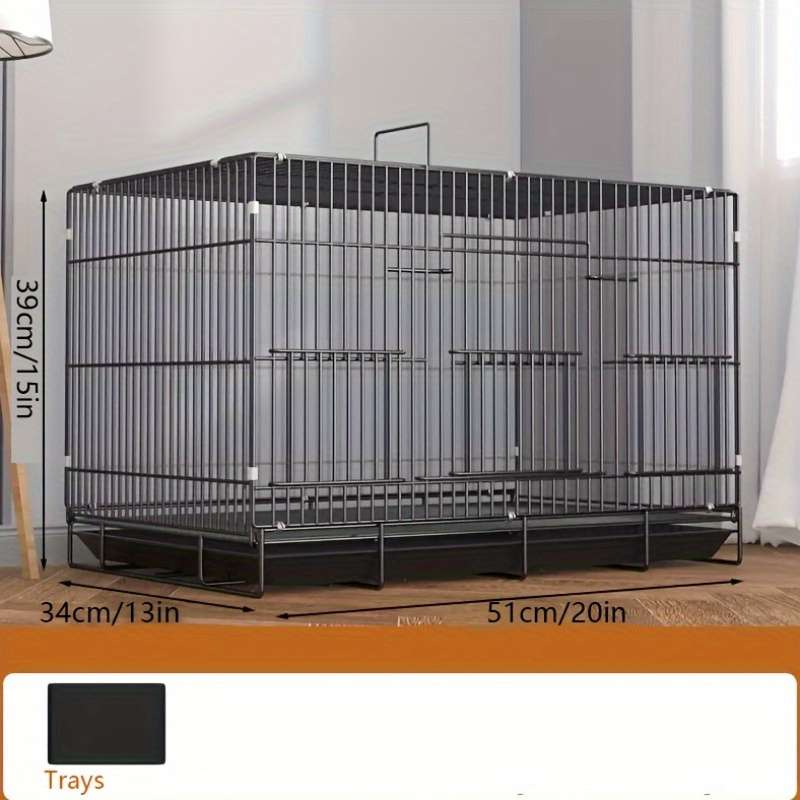 1pc White Footprint Black Version size 50*50cm/19.69*19.69inPet Cage
