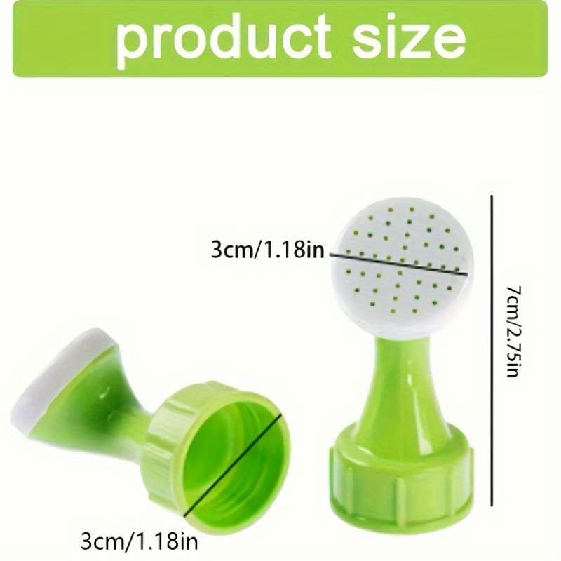 2Pcs Portable Plant Watering Nozzle Drink Bottle Attachment