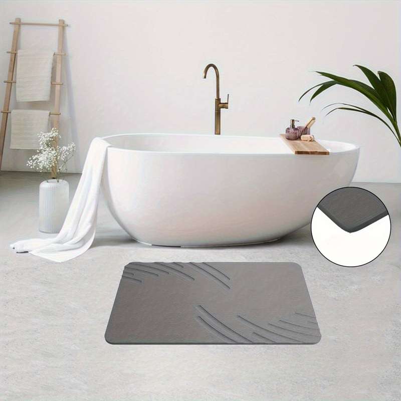 1Pc White Floor Mat