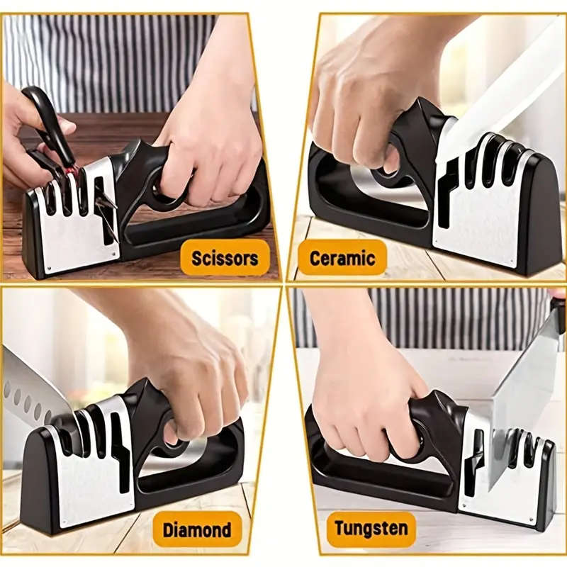 4 In 1 Manual Knife Sharpener