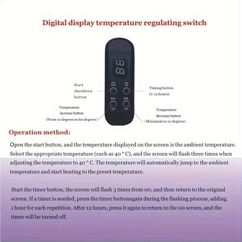 1PC Pet Mat Intelligent Temperature Control M Code   15.01X27.99Cm