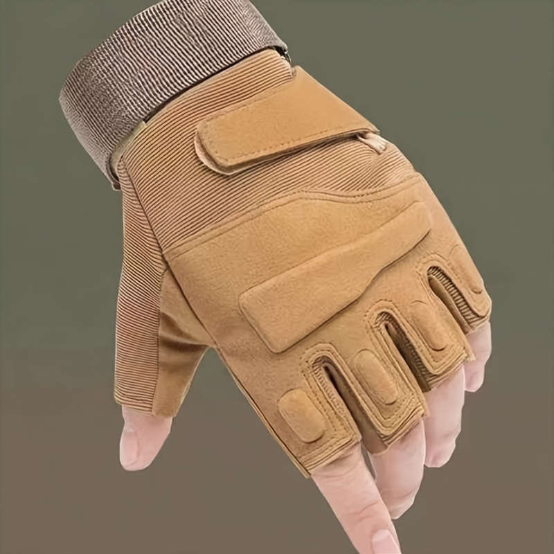 1 Pair Army Green Warm Gloves