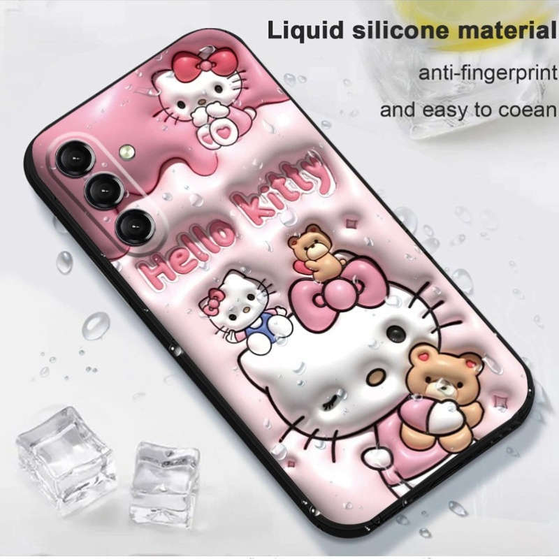 1pc Black For Samsung Galaxy A55 5G Phone Cases