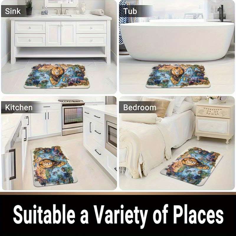1Pc 15.75x23.62inch 40x60cm Floor Mat