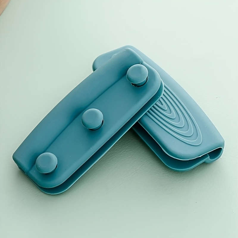 1 Pair Silicone Handle Holders Non-Slip Heat Resistant Durable for Cast Iron Woks Pans an