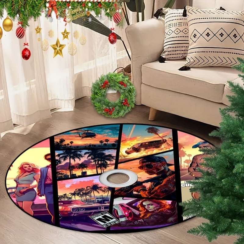1Pc 31.49x31.49inch 80x80cm Floor Mat