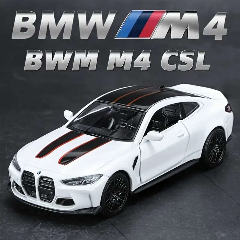 RMZ City 1:36 Scale BMW M4 CLS Alloy Diecast Model Car, Pull-Back Operation, Metal Vehicle