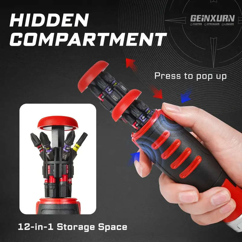 19-Piece Ratchet Screwdriver Bit Set