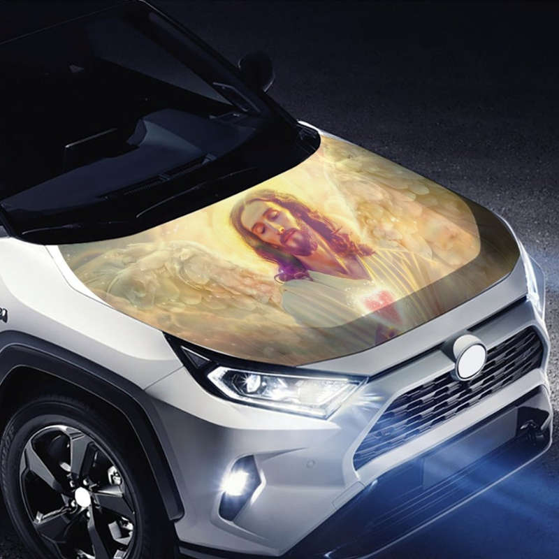 1pc Black Jesus Christian Themed Stickers