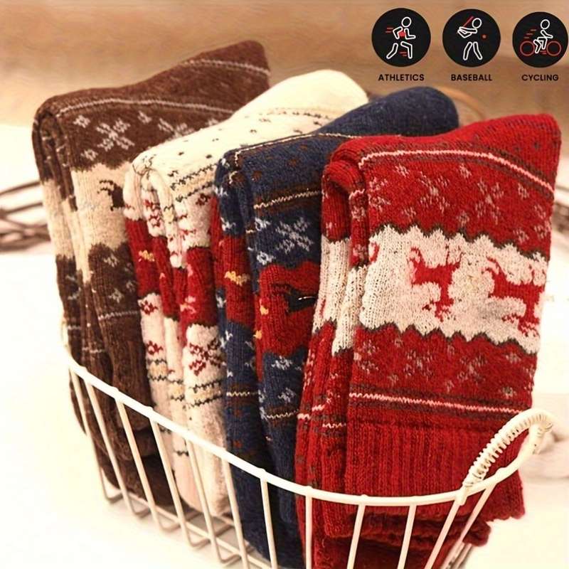 5 Pairs Multicolor High Elastic Socks