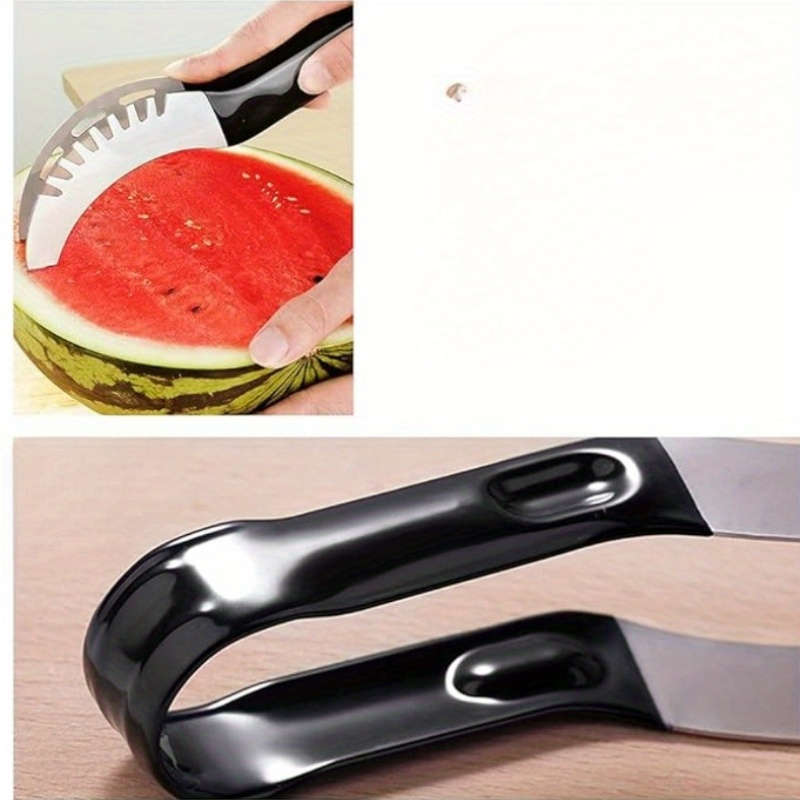 1pc Multifunctional Stainless Steel Watermelon Slicer Cutter Curved Blade Fruit Knife for Wat