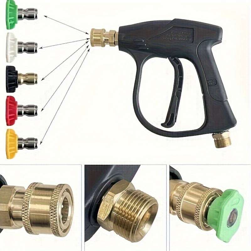 1Pc High Pressure Water Gun M22-14 Hose Connector