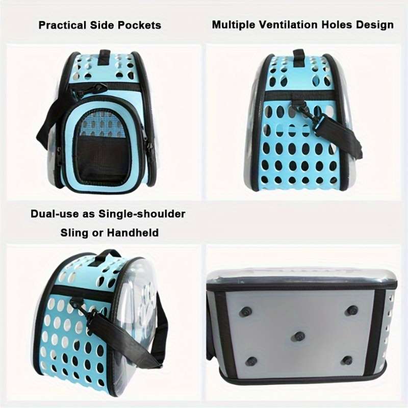 1pc Lake Bluesize Large Pet Bag