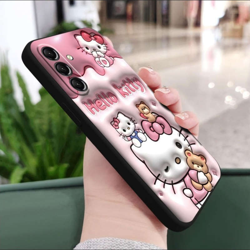 1pc Black For Samsung Galaxy A55 5G Phone Cases