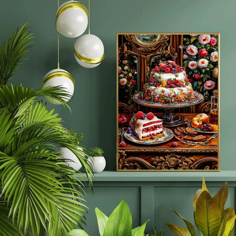 1000pcs Jigsaw Puzzle Still Life Desserts Fruits Large Paper Puzzle for Adults
