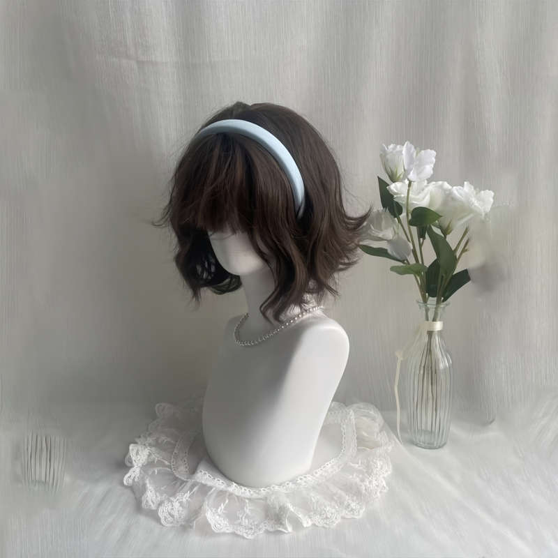 1Pc Cool Brown 30.48cm Fashion Design Wig