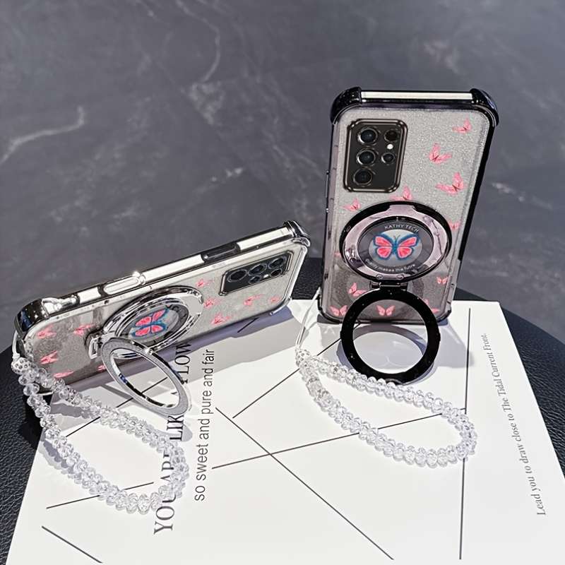 1pc Rose Golden For Samsung Galaxy S22 Ultra 5G Phone Cases
