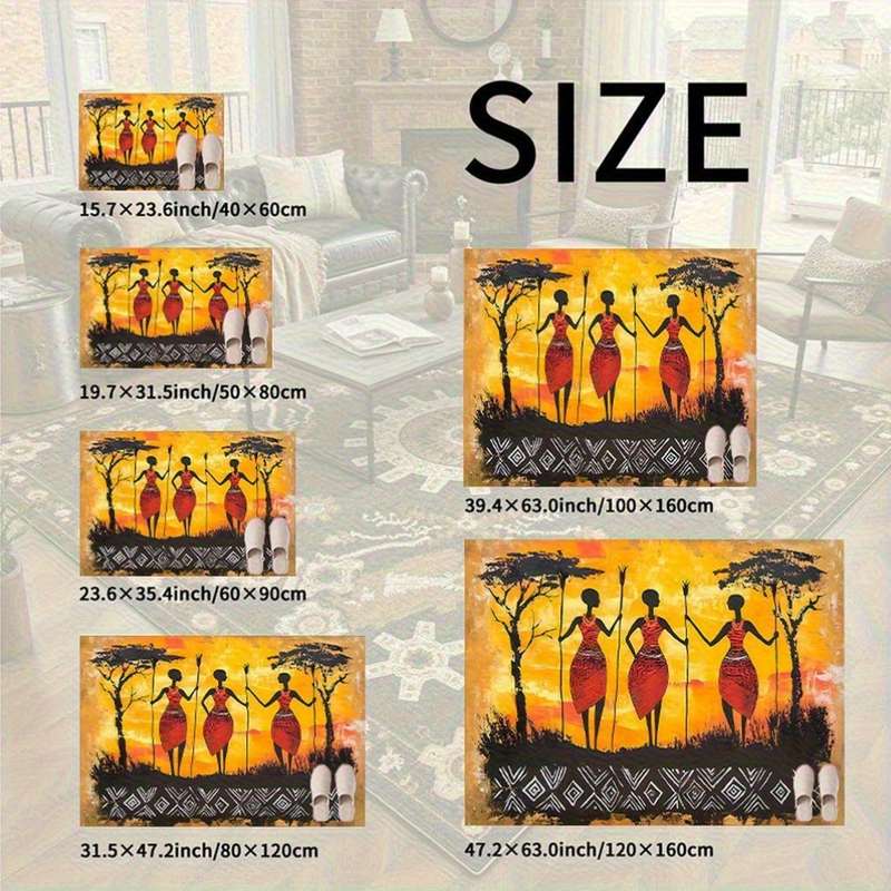 1Pc 39.4x63.0inch 100x160cm Floor Mat