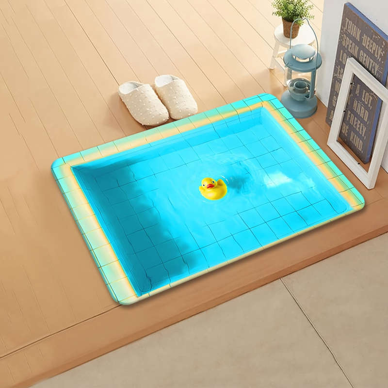 1Pc 23.6x35.4inch 60x90cm Floor Mat