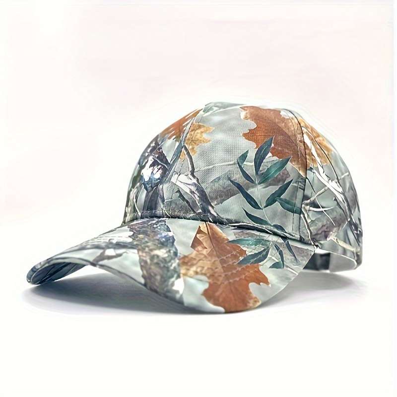 1pc High-Performance Camouflage Baseball Cap for Outdoor Hunting Breathable Extended Brim Polye