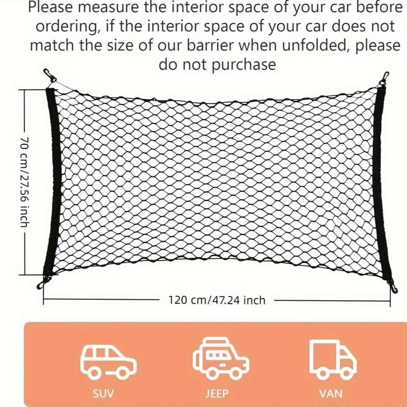 1pc Dog car safety guardrail 70cm*70cm Pet Bag