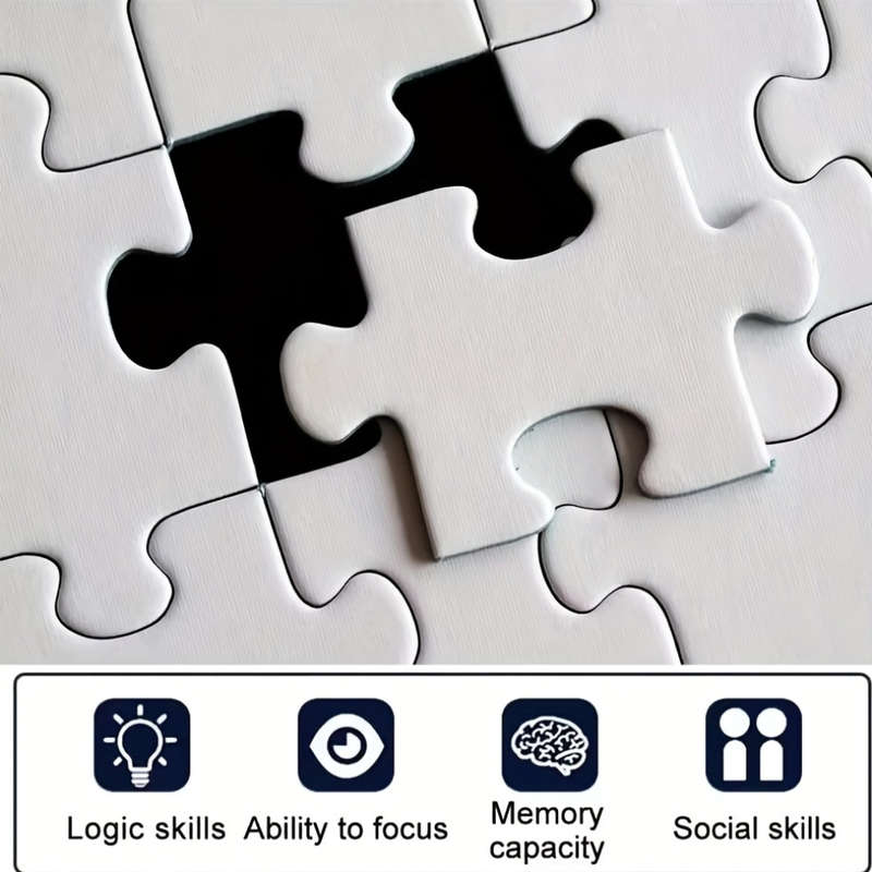 1001000pcs Adult Jigsaw Puzzle High-Quality Thick and Durable Mixed Color Cuboid