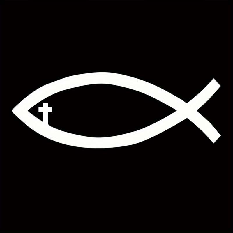 1pc Black Jesus Christian Themed Stickers