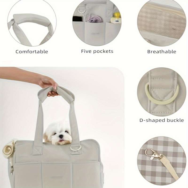 1pc grey Pet Bag