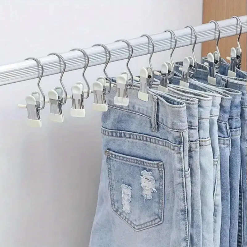 10 Hooks And Hangers For Hanging Heavy Objects Space Saving Pants Clothes Hanger Laundry Clips With