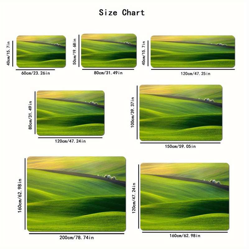 1Pc 40x60cm 15.7x23.62inch Floor Mat