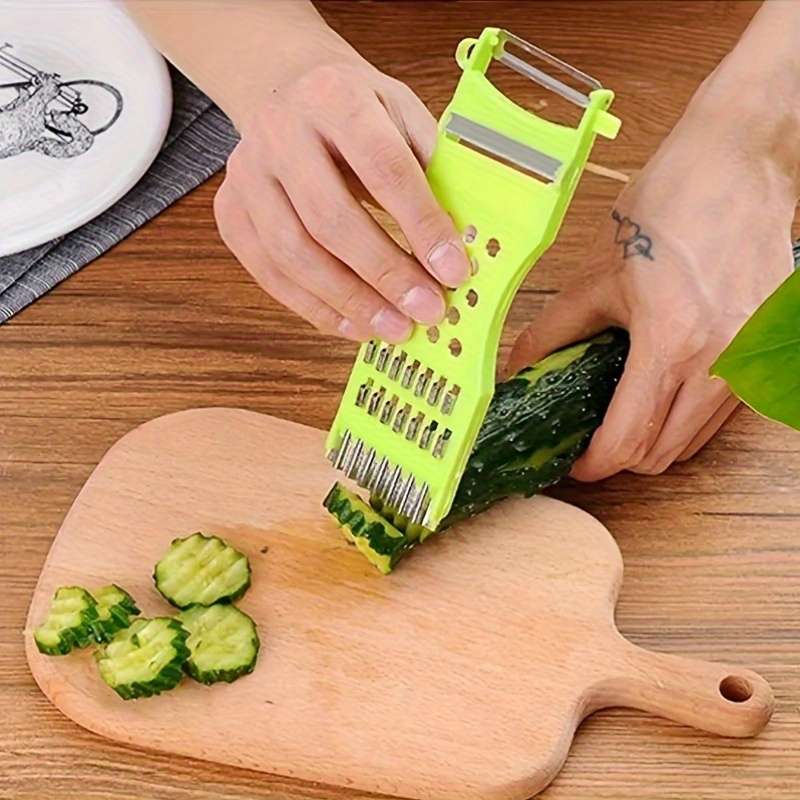 1pcs Durable Abs Plastic Multi  Function Kitchen Gadgets Carrot Grater