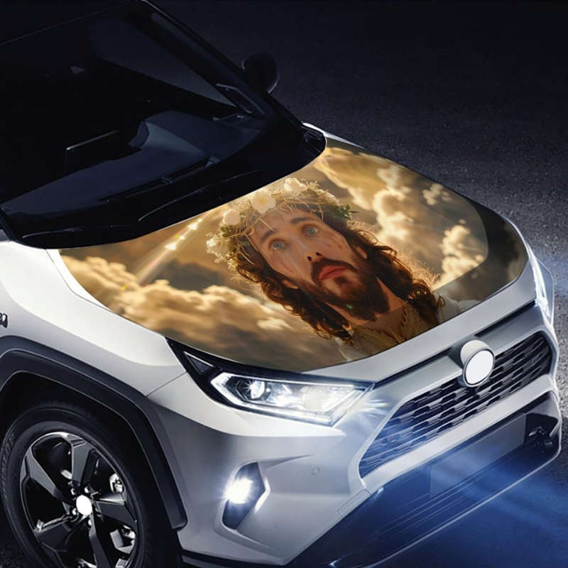 1pc Black Jesus Christian Themed Stickers