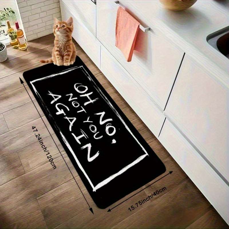 1Pc 4Ox6Ocm Floor Mat