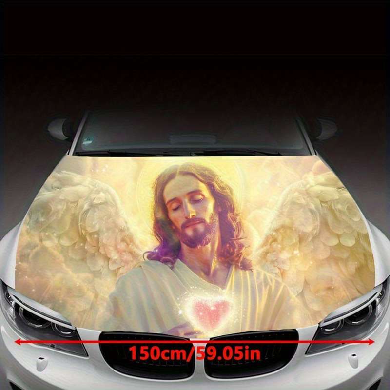 1pc Black Jesus Christian Themed Stickers