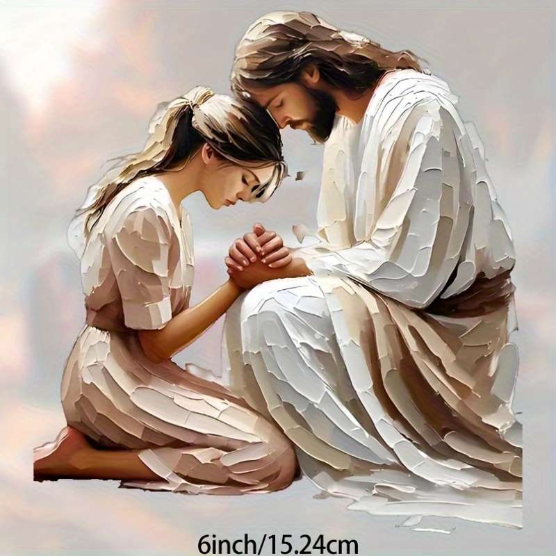 1pc Jesus Christian Themed Stickers