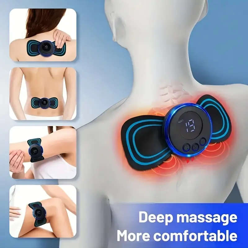 Electric Pulse Neck Massager With 8 Modes And 19 Intensities