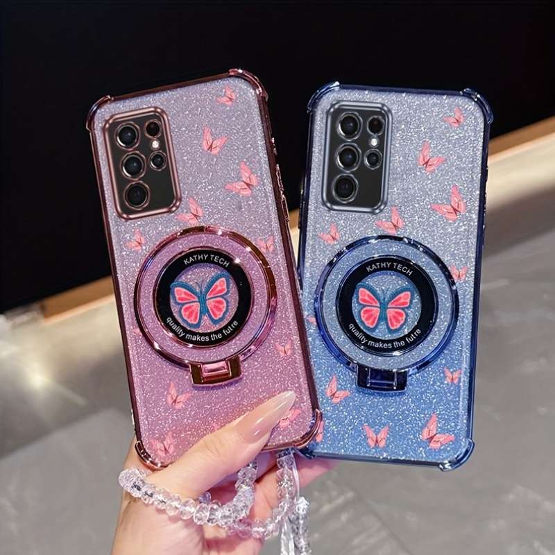 1pc Rose Golden For Samsung Galaxy S22 Ultra 5G Phone Cases