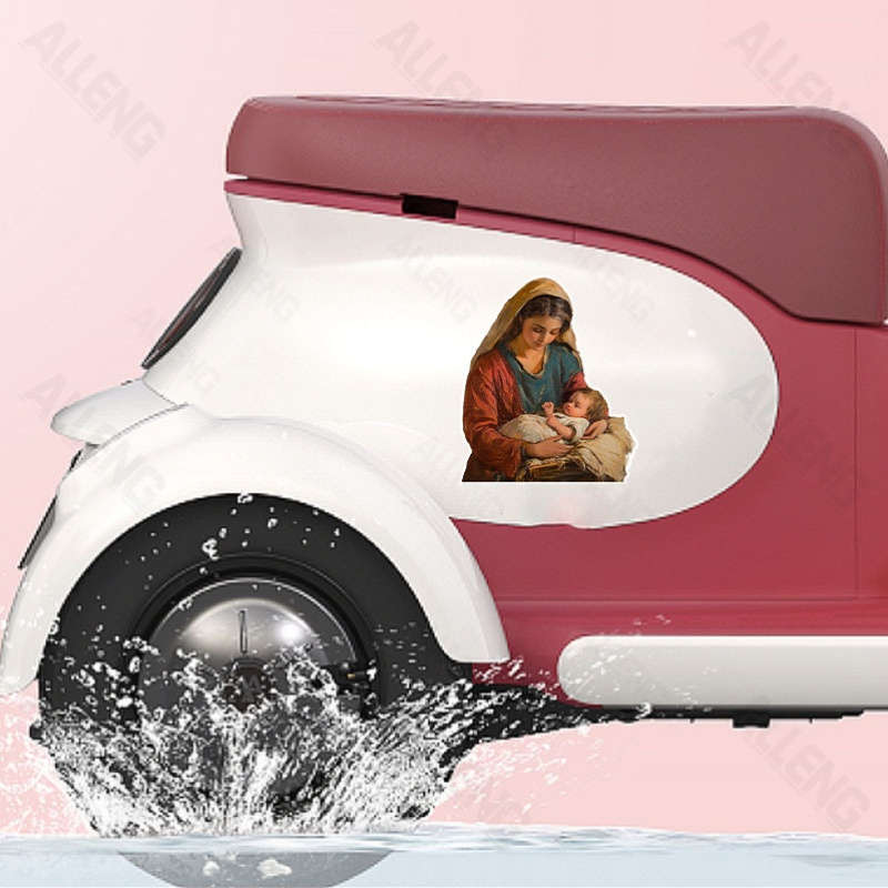 4pcs Jesus Christian Themed Stickers